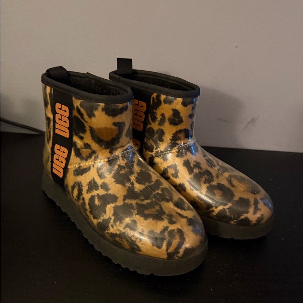 UGG Leopard Print Rain Boots | Waterproof Statement Boots